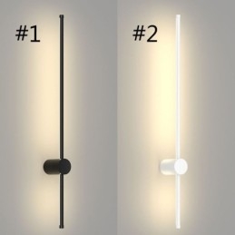 Applique da parete moderna lunga LED, 80 x 1,6 cm / 100 x 1,6 cm