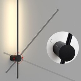 Applique da parete moderna lunga LED, 80 x 1,6 cm / 100 x 1,6 cm