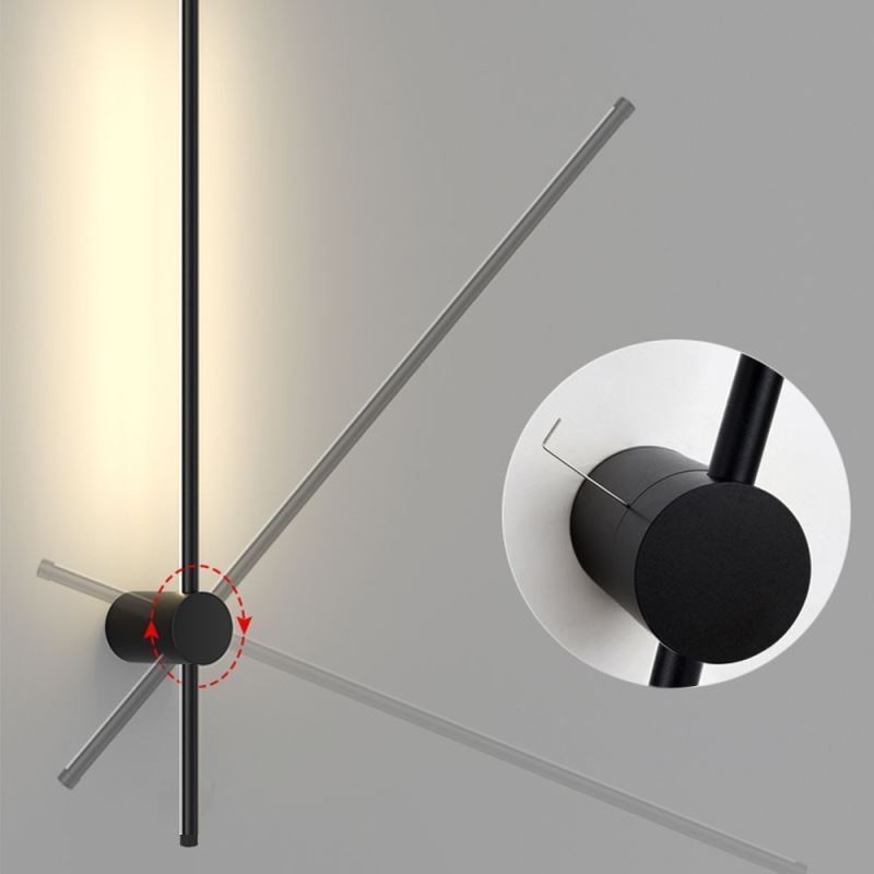 Applique da parete moderna lunga LED, 80 x 1,6 cm / 100 x 1,6 cm