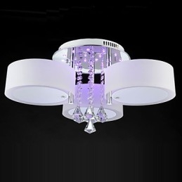 Plafoniera a filo in cristallo moderna contemporanea