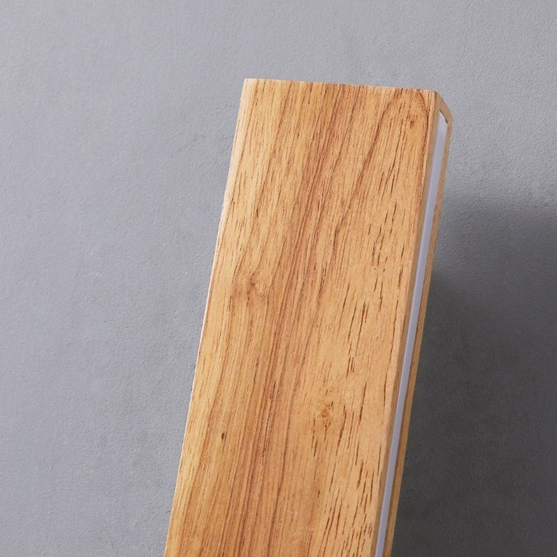 Applique da parete LED moderna in legno per corridoio e ingresso, stile nordico