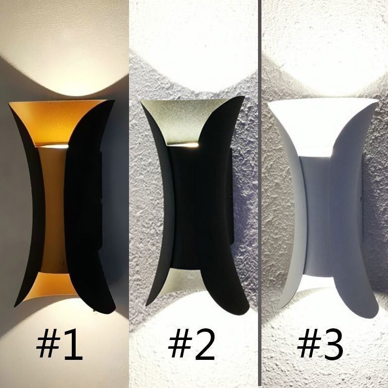 Applique da parete LED moderna impermeabile per cortile, balcone e corridoio