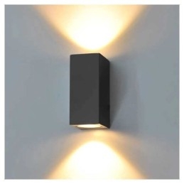 Applique da parete LED moderna semplice in alluminio 12W 960 lm, 2 luci