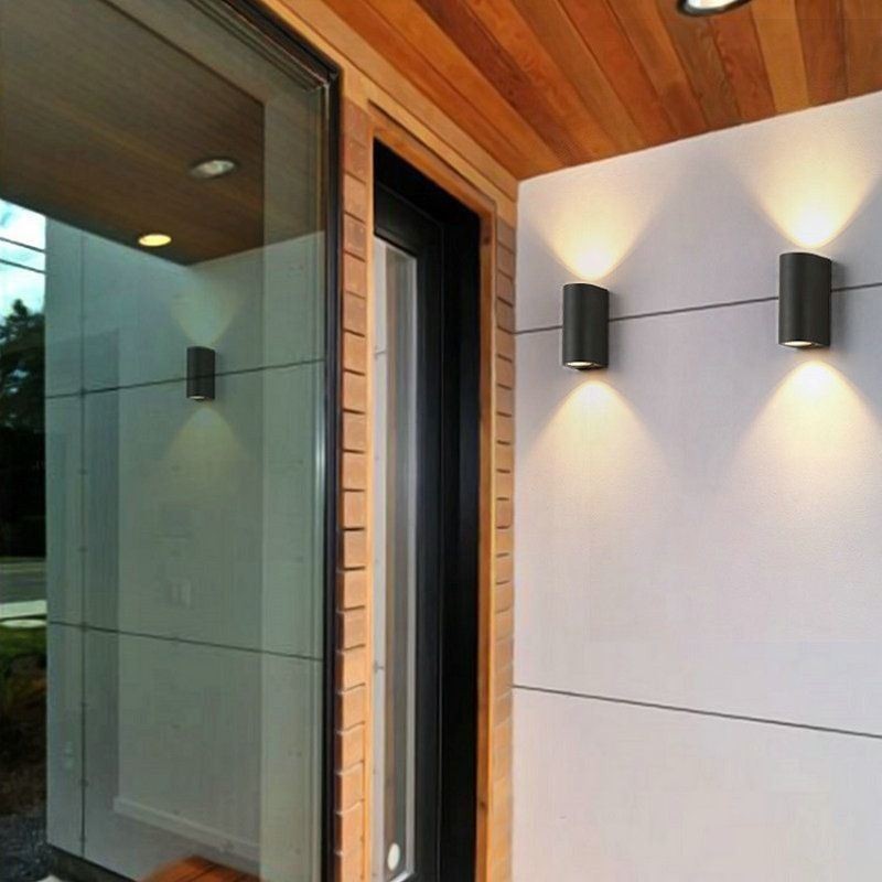 Applique da parete LED moderna semplice in alluminio 12W 960 lm, 2 luci