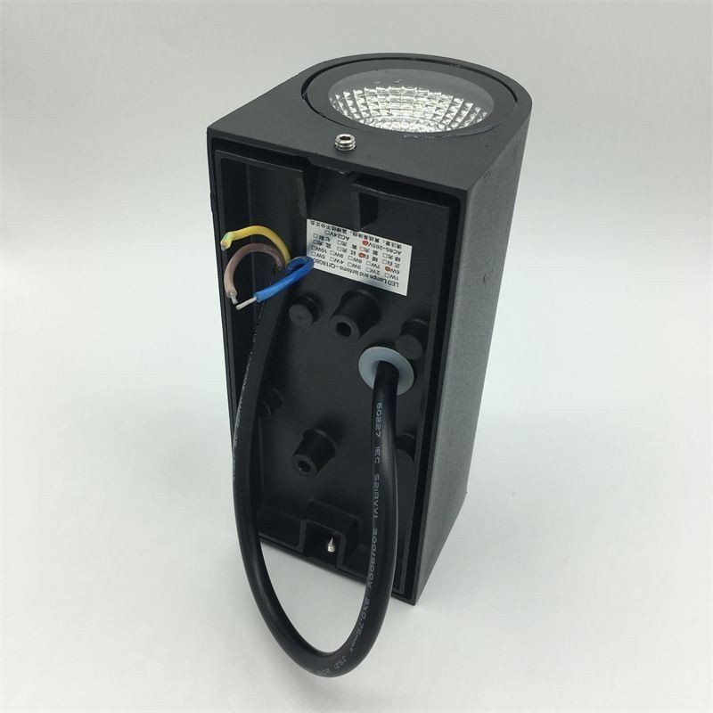 Applique da parete LED moderna semplice in alluminio 12W 960 lm, 2 luci