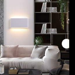 Applique da parete LED moderna semplice in alluminio per interni