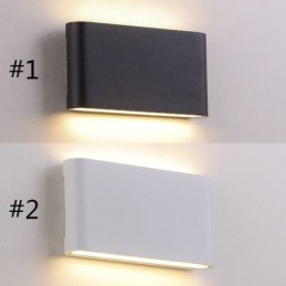 Applique da parete LED moderna semplice in alluminio per interni