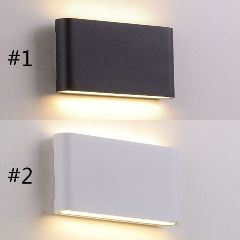 Applique da parete LED moderna semplice in alluminio per interni