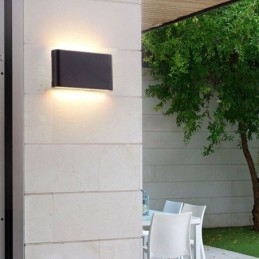 Applique da parete LED moderna semplice in alluminio per interni