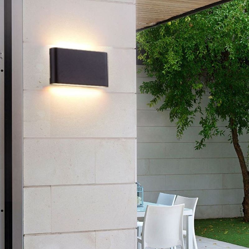 Applique da parete LED moderna semplice in alluminio per interni