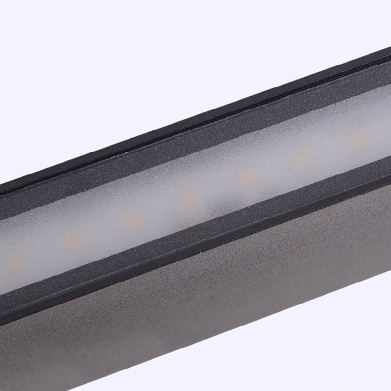 Applique da parete LED moderna semplice in alluminio per interni