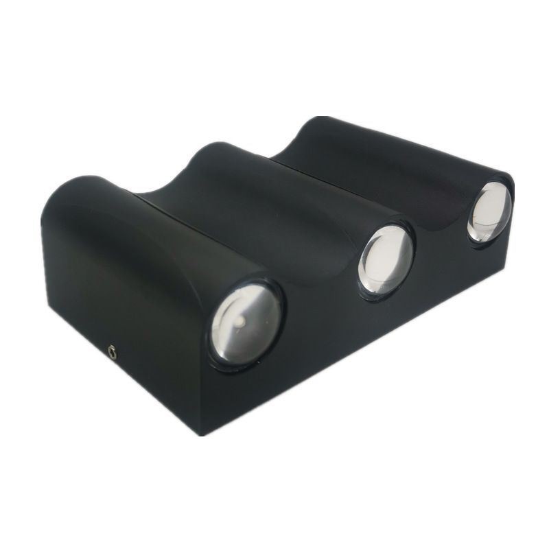 Applique da parete LED in alluminio lucido per balcone