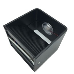 Applique da parete LED in alluminio a cubo per balcone, montaggio superficiale, 10×10×10 cm