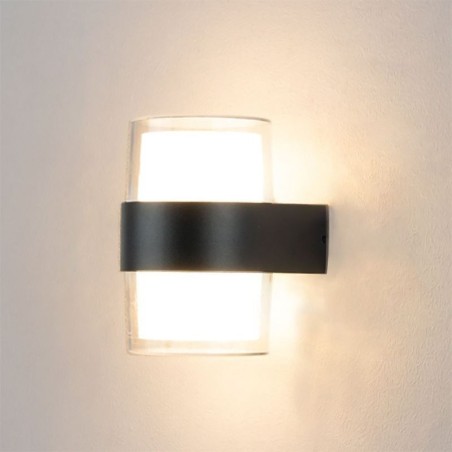Applique da parete LED minimalista impermeabile per patio in acrilico