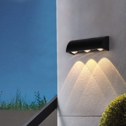 Applique da parete LED impermeabile in alluminio per scale
