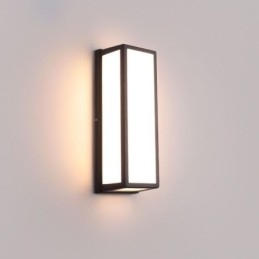 Applique da parete rettangolare moderna impermeabile per veranda e villa