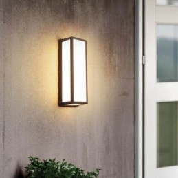Applique da parete rettangolare moderna impermeabile per veranda e villa
