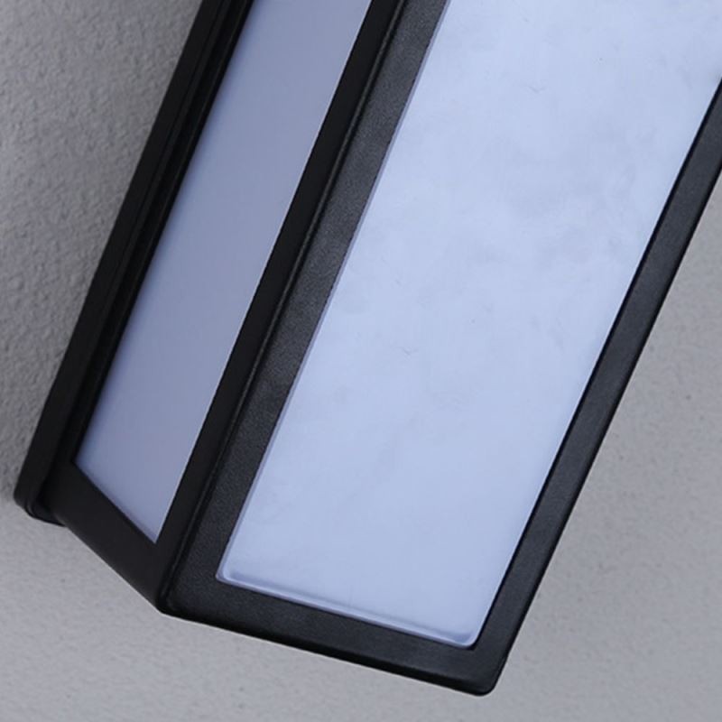 Applique da parete rettangolare moderna impermeabile per veranda e villa
