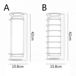 Applique da parete LED impermeabile stile cinese 30 W 2400 lm 42 x 15,8 cm