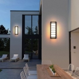 Applique da parete LED impermeabile stile cinese 30 W 2400 lm 42 x 15,8 cm