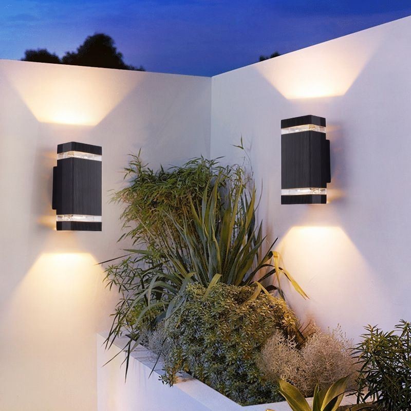 Applique da parete LED in alluminio impermeabile per cortile e portico