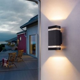 Applique da parete LED in alluminio impermeabile per cortile e portico