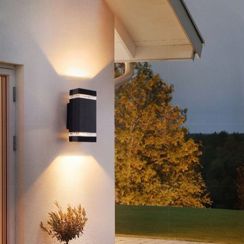 Applique da parete LED in alluminio impermeabile per cortile e portico