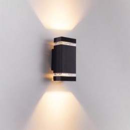 Applique da parete LED in alluminio impermeabile per cortile e portico
