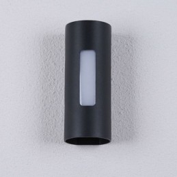 Applique da parete LED impermeabile in alluminio per cortile 12 W 3 luci