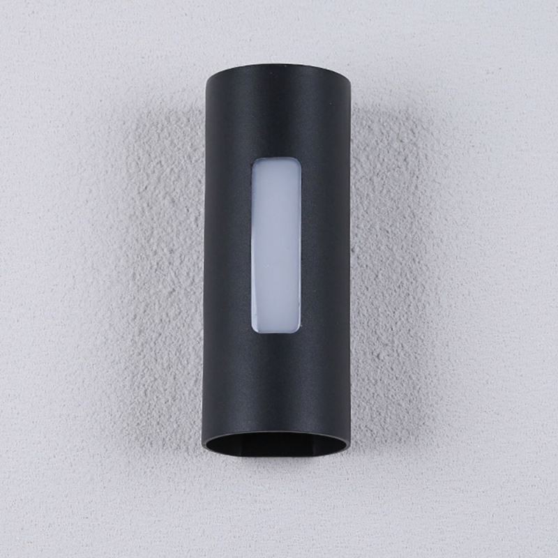 Applique da parete LED impermeabile in alluminio per cortile 12 W 3 luci