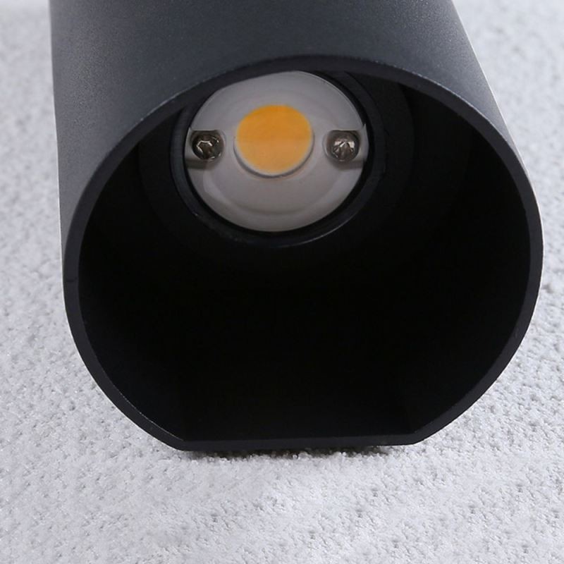 Applique da parete LED impermeabile in alluminio per cortile 12 W 3 luci