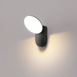 Applique da parete LED moderna minimalista impermeabile in alluminio a mezzaluna