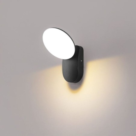 Applique da parete LED moderna minimalista impermeabile in alluminio a mezzaluna