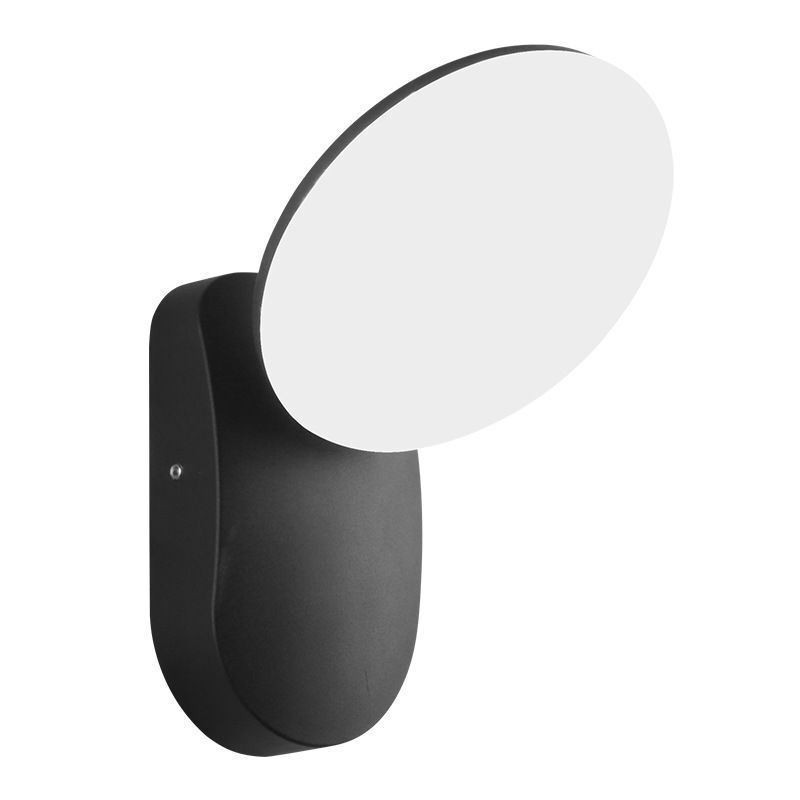 Applique da parete LED moderna minimalista impermeabile in alluminio a mezzaluna