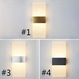 Applique da parete LED moderna minimalista per comodino corridoio scala cucina appartamento