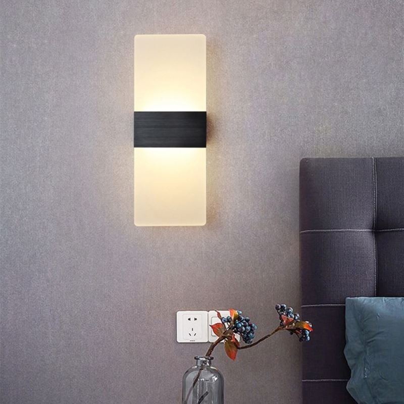 Applique da parete LED moderna minimalista per comodino corridoio scala cucina appartamento