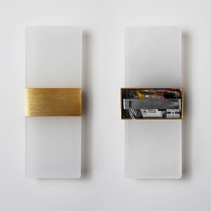 Applique da parete LED moderna minimalista per comodino corridoio scala cucina appartamento