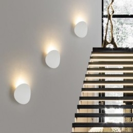 Applique da parete LED in alluminio per esterni 19 x 19 x 3,5 cm 7 W 560 lm