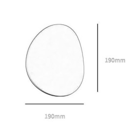 Applique da parete LED in alluminio per esterni 19 x 19 x 3,5 cm 7 W 560 lm