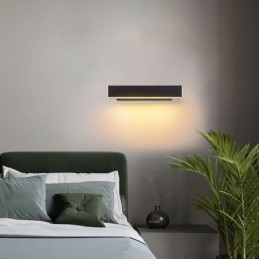 Applique da parete LED girevole in alluminio, da comodino
