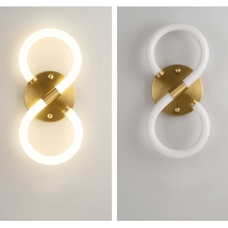 Applique da parete LED Numeri Arabi 8 luci