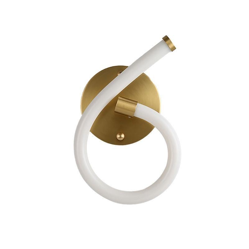 Applique da parete LED con numeri arabi 6, 15 x 15 cm