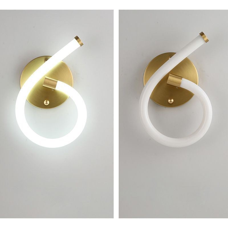 Applique da parete LED con numeri arabi 6, 15 x 15 cm