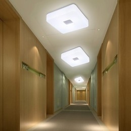 Plafoniera da montaggio a filo moderna contemporanea in metallo bianco LED 12W