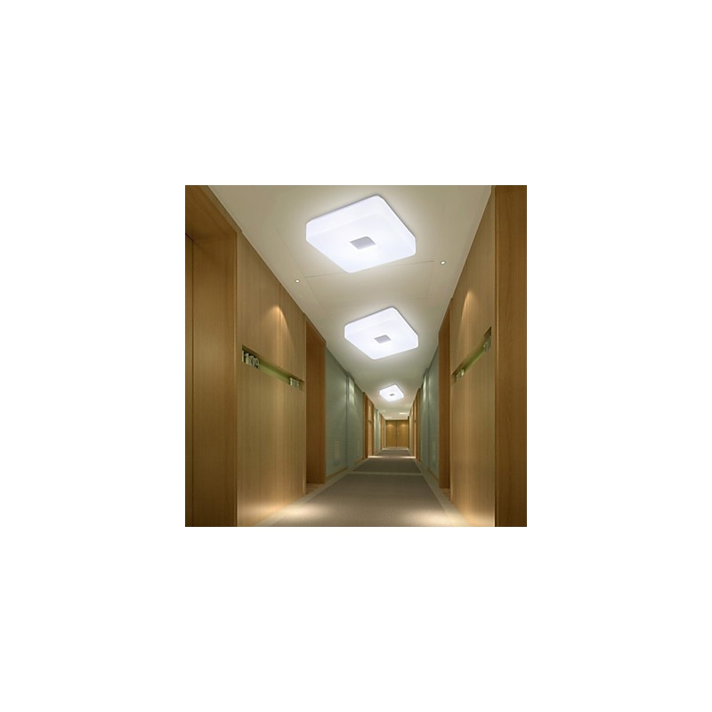 Plafoniera da montaggio a filo moderna contemporanea in metallo bianco LED 12W