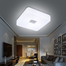Plafoniera da montaggio a filo moderna contemporanea in metallo bianco LED 12W