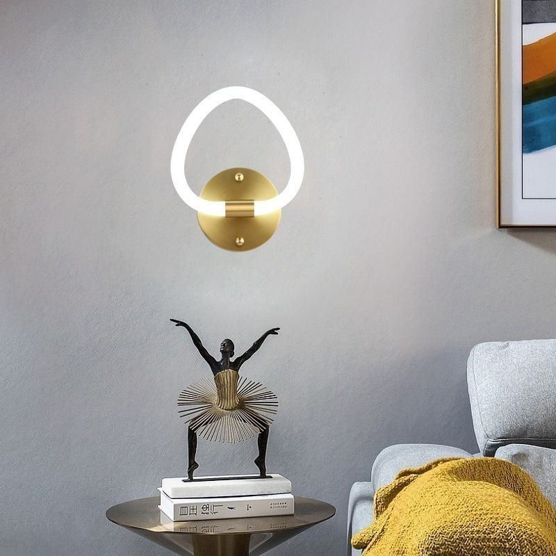 Applique da parete LED a cuore moderno 8 W 18,5 x 23,5 cm