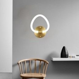Applique da parete LED a cuore moderno 8 W 18,5 x 23,5 cm