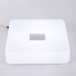 Plafoniera da montaggio a filo moderna contemporanea in metallo bianco LED 12W