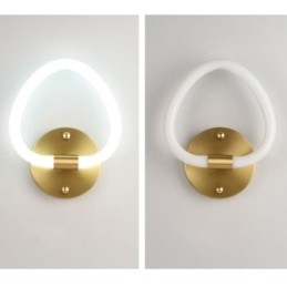 Applique da parete LED a cuore moderno 8 W 18,5 x 23,5 cm